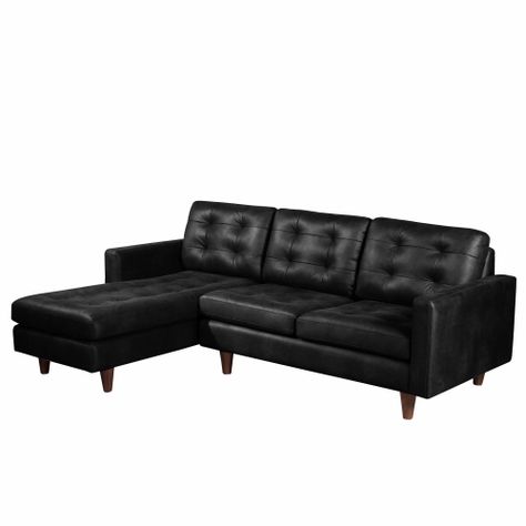 SOFA CHAISELONG IZQ NAPOLES CUERO KETUCKY NEGRO-1