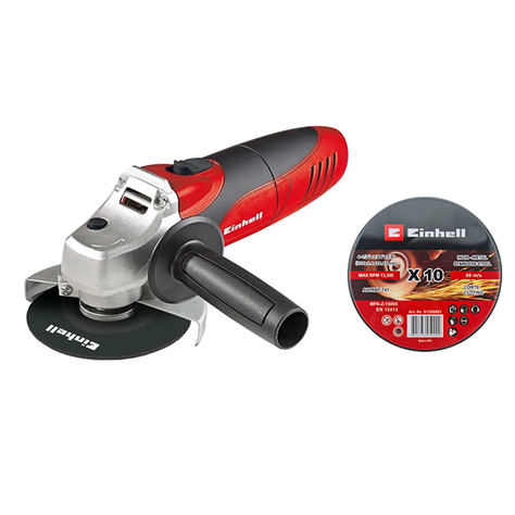 Galletera Esmeril Angular 4 1/2 850w + 10 Discos-0
