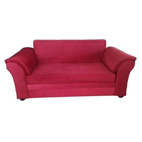 SOFA FELPA 3 CUERPOS MUSTANG ROJO-1