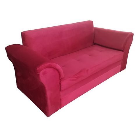 SOFA FELPA 3 CUERPOS MUSTANG ROJO-2