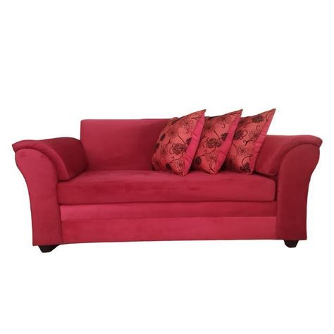 SOFA FELPA 3 CUERPOS MUSTANG ROJO-3