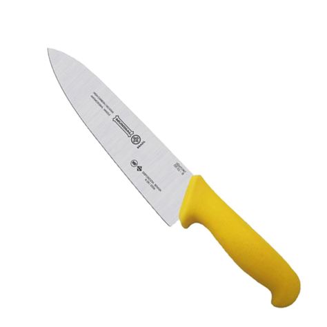Cuchillo carne 20 cm amarillo  -0