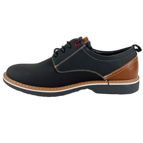 Zapatos de Casual de hombre X6 Negro-3