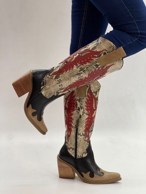 Bota West Multicolor Exotica-0