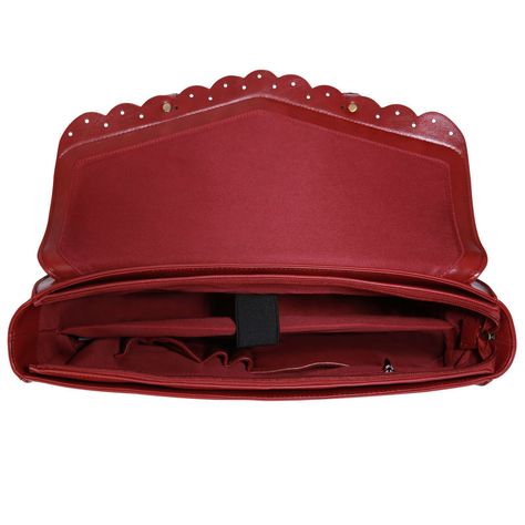Ecosusi Maletín LOVE vintage para laptop 15,6'' - Vino Tinto-4
