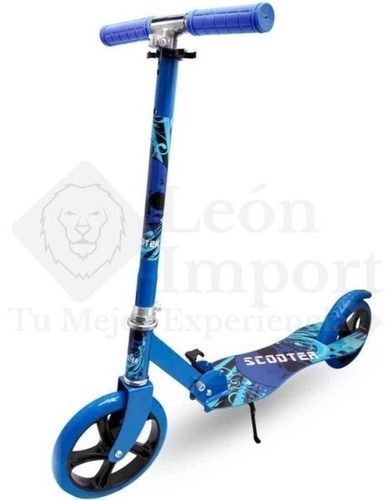 Scooter Metálico Edad 8 A 17 Resistente Ajustable Unisex-3