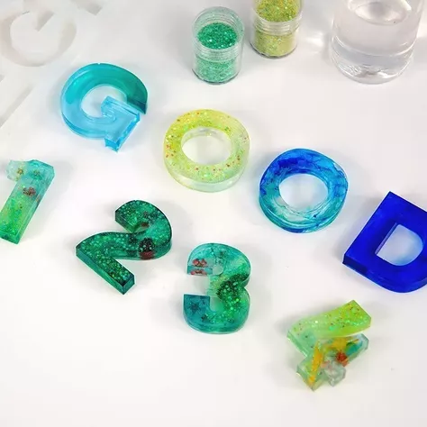 X3 Molde De Silicona Letras Moldes Silicona Resina 36cavid-6