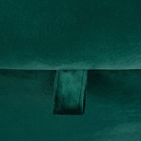 Banqueta con Baúl Incy Verde-Botella Felpa 120x40x50 cm Máxima Design-4