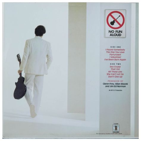 GLEN FREY - NO FUN ALOUD VINILO USADO-1