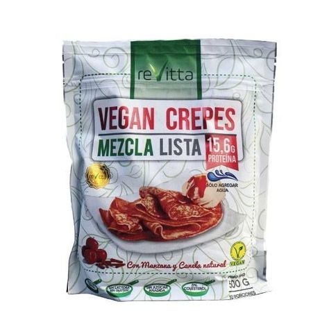 Crepes vegano proteico sabor manzana canela 500 g.-0