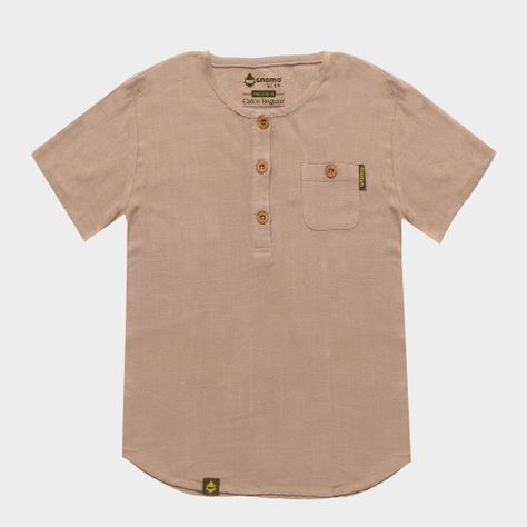 Camisa Zelki Kids Sand Gnomo-0