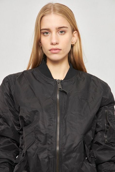 Bomber casual reciclado negro schott talla S  -4