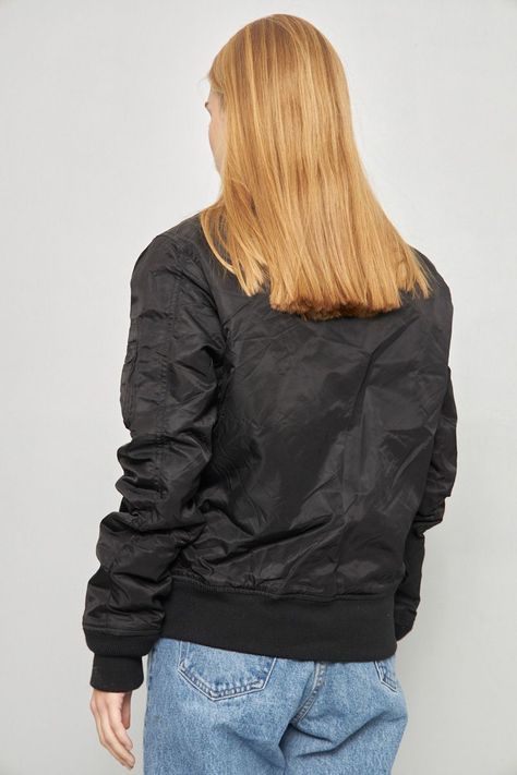 Bomber casual reciclado negro schott talla S  -2