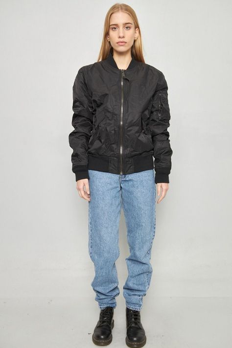 Bomber casual reciclado negro schott talla S  -3