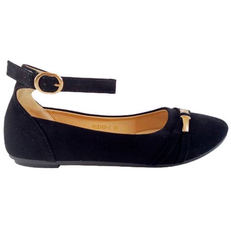 Zapatos de mujer Ballerinas  43 Negro-0