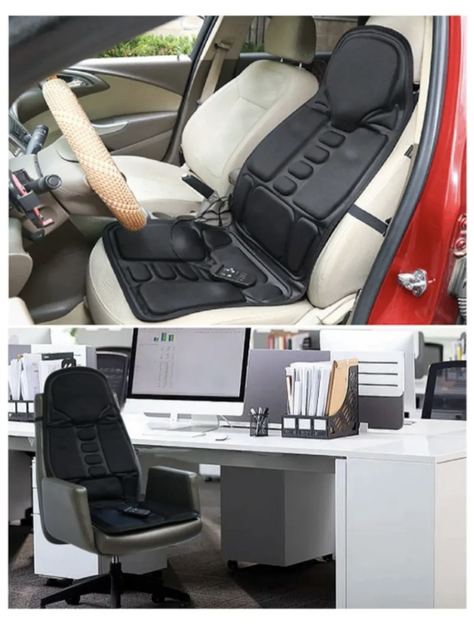 Asiento Masajeador Auto Electrico Masaje Auto Casa 5 Niveles-7