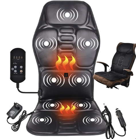 Asiento Masajeador Auto Electrico Masaje Auto Casa 5 Niveles-5