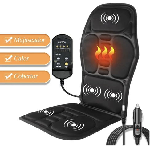 Asiento Masajeador Auto Electrico Masaje Auto Casa 5 Niveles-0