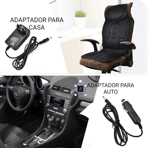 Asiento Masajeador Auto Electrico Masaje Auto Casa 5 Niveles-1