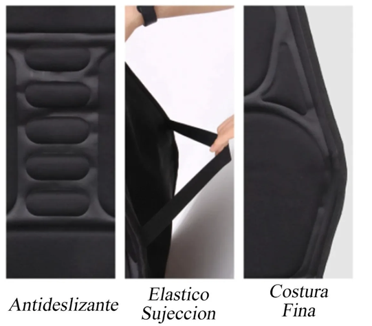 Asiento Masajeador Auto Electrico Masaje Auto Casa 5 Niveles-4
