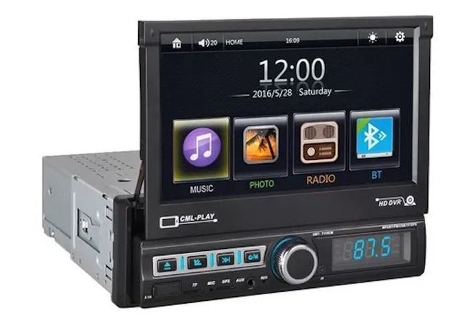 Radio Para Auto Retráctil 7 Pulgadas Mp5-0
