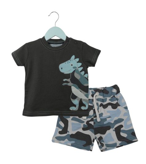 Conjunto de Short y Polera Jurassic Pumucki-0