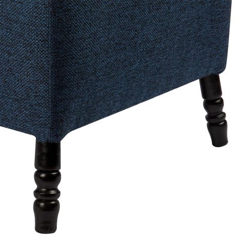 Pouf Alejandro Diseño Azul Omega 54x54x44 cm Máxima Design-4
