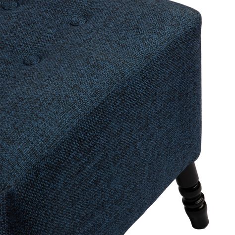 Pouf Alejandro Diseño Azul Omega 54x54x44 cm Máxima Design-5