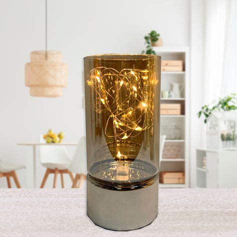 Lámpara Led Decorativa Milano Ámbar a Batería-3