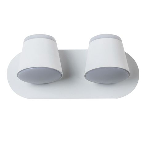 Apliqué Elegante Doble Decorativo LED Movible 10W Blanco-2