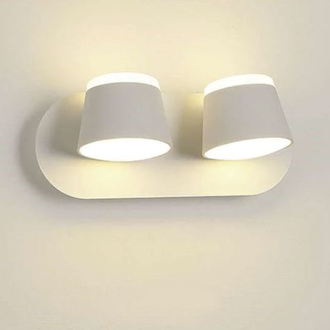 Apliqué Elegante Doble Decorativo LED Movible 10W Blanco-3