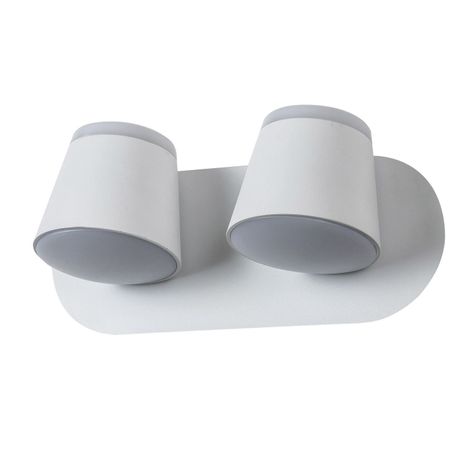 Apliqué Elegante Doble Decorativo LED Movible 10W Blanco-0