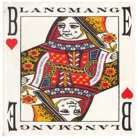 BLANCMANGE -LIVING ON THE CEILING / WHATS YOUR PROBLEM 12 MAXI SINGLE VINILO USADO-0
