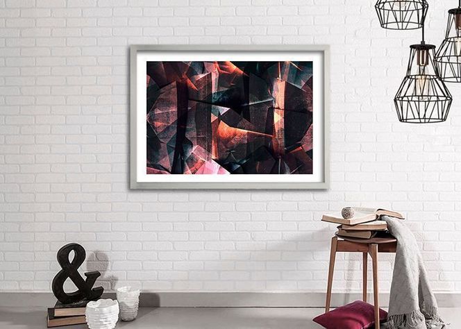 Cuadro 70x50 cm ilustración Geo abstracta-1