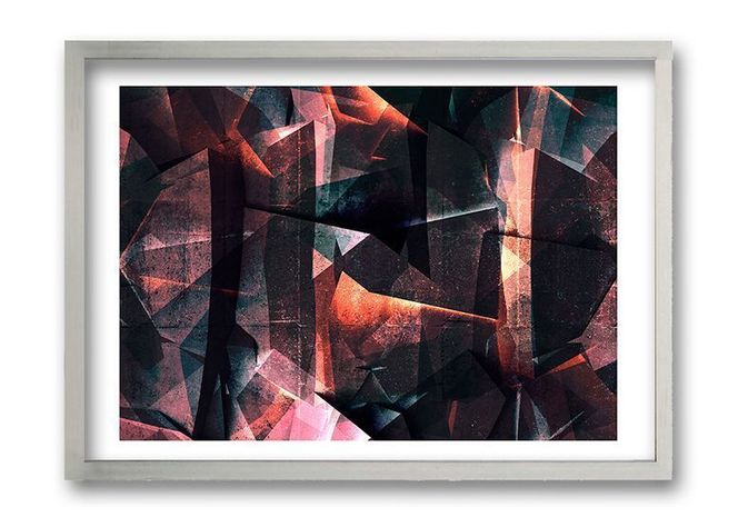 Cuadro 70x50 cm ilustración Geo abstracta-0