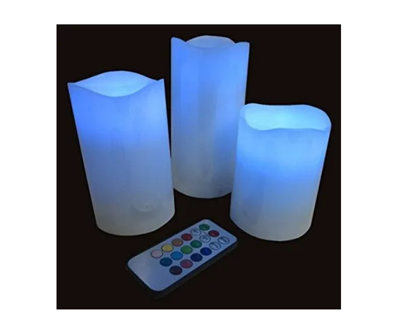 Velas Led Con Control Remoto-3