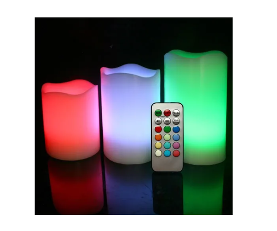 Velas Led Con Control Remoto-4