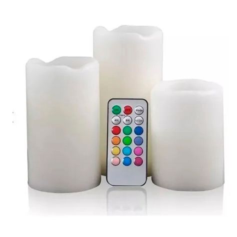 Velas Led Con Control Remoto-0