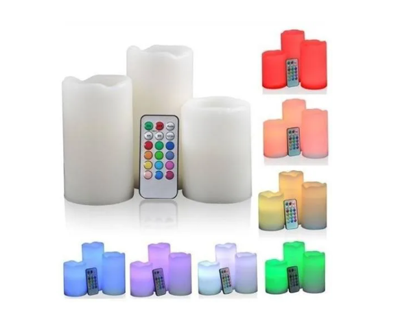 Velas Led Con Control Remoto-2