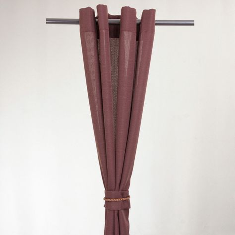 Set Cortinas 8 Piezas Yasmin Café-0