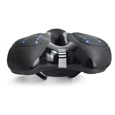 Sillín Gel Ergonómico Anti Prostático Para Bicicleta Azul-4
