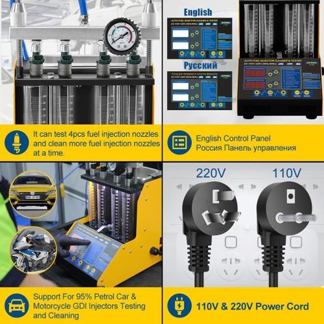 Probador Limpia Inyectores CT150-1