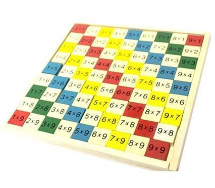 Tabla Multiplicar Color Juguete Didáctico-0