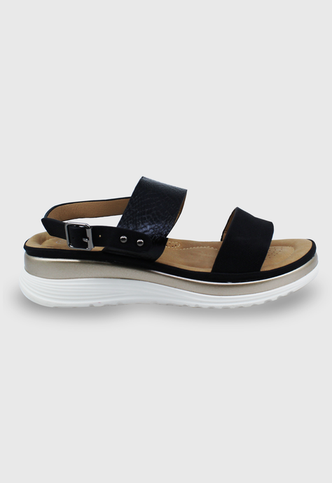 Sandalia Elina negro Stylo Shoes-0