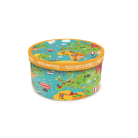 PUZZLE 150PCS, MAPA DEL MUNDO-3