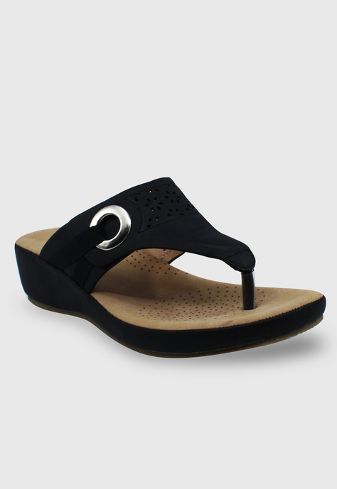 Sandalia Nahir negro Stylo Shoes-0
