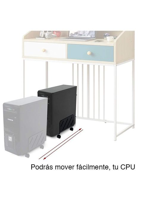 Soporte Porta CPU con ruedas y frenos ancho ajustable NW-CPB-4