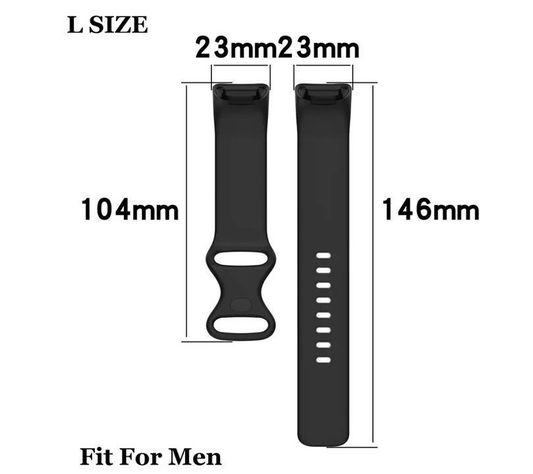 Correa Silicona Compatible Fitbit Charge 5  23mm Beige-1