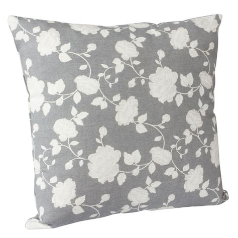 Set 2 Cojines Lona  Roberta 50x50 cm Gris-1