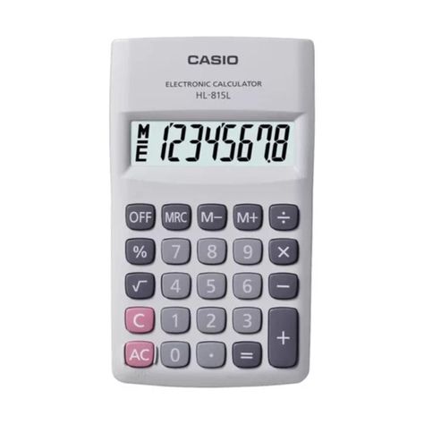 Calculadora De Bolsillo 8 Digitos Blanco HL-815L -0